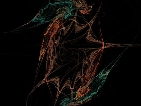 digital fractalの写真素材