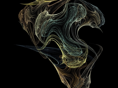 digital fractalの写真素材