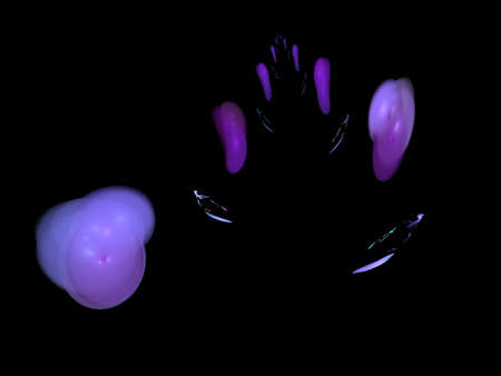 digital fractalの写真素材