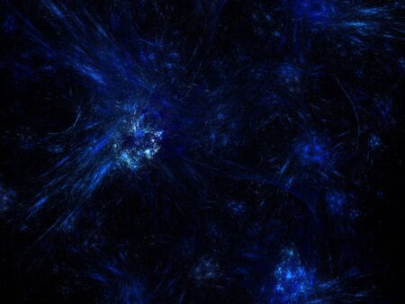 Digital Fractal on Black