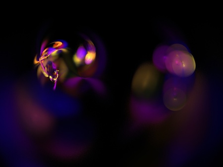 Digital Fractal on Black