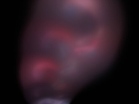 Digital Fractal on Blackの写真素材