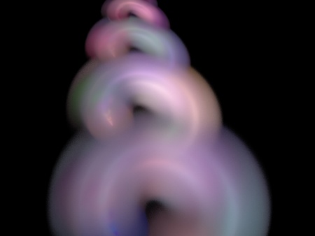 Digital Fractal on Black