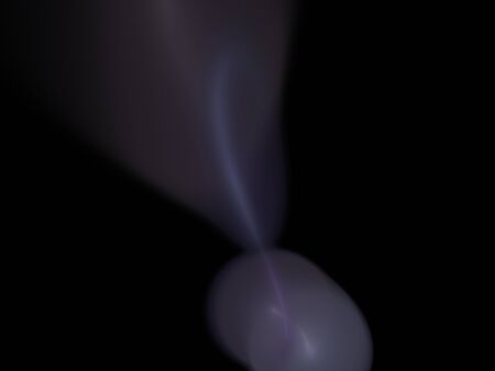 Digital Fractal on Blackの写真素材