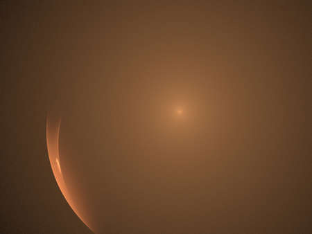 Digital Fractal on Blackの写真素材