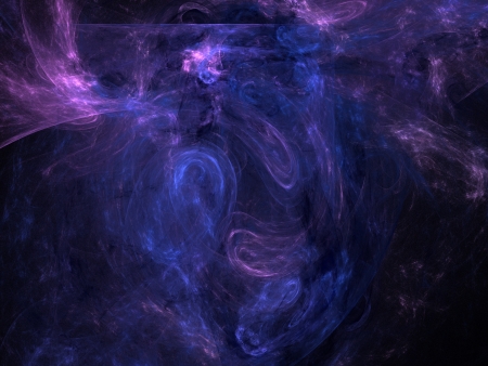 Digital Fractal on Blackの写真素材