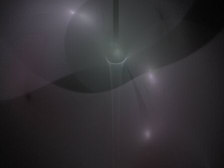 Digital Fractal on Blackの写真素材