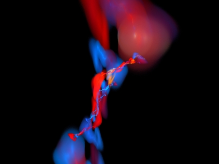 Digital Fractal on Black