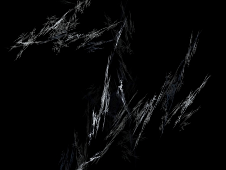 Digital Fractal on Blackの写真素材