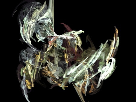 Vector Illustration of digital fractalのイラスト素材