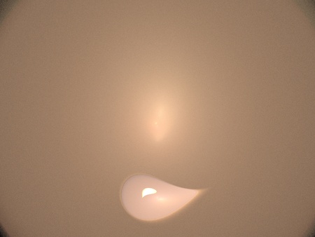 Digital Fractal on Blackの写真素材