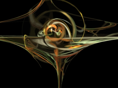 Illustration of digital fractalのイラスト素材