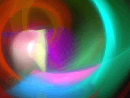 Illustration of digital fractalのイラスト素材