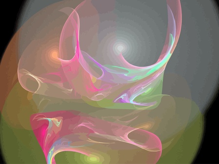 Illustration of digital fractalのイラスト素材