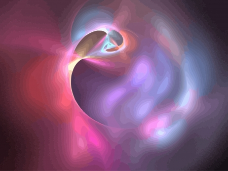 Illustration of digital fractalのイラスト素材