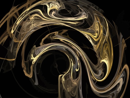 Illustration of digital fractalのイラスト素材