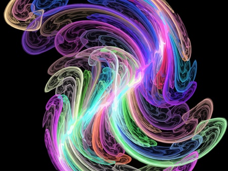 Illustration of digital fractalのイラスト素材