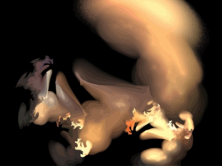 Illustration of digital fractalのイラスト素材