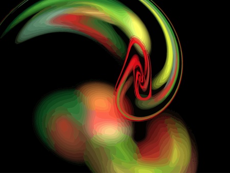 Illustration of digital fractalのイラスト素材