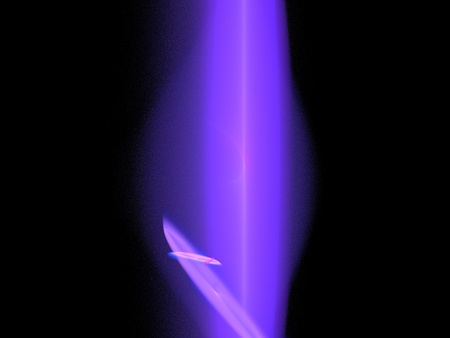 Digital Fractal on Blackの写真素材