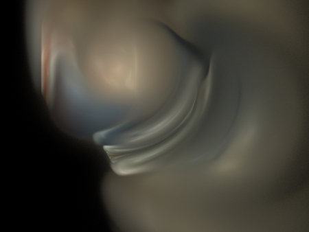 Digital Fractal on Blackの写真素材