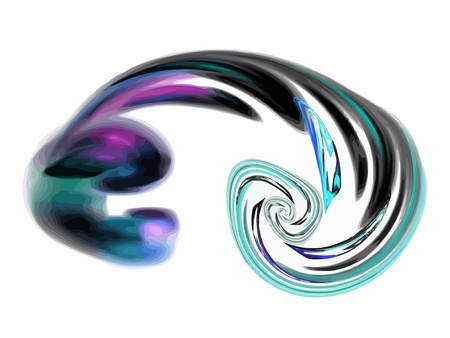 Illustration of digital fractal