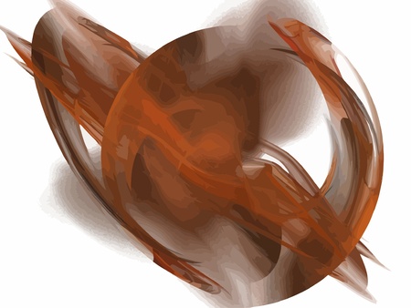 Illustration of digital fractalのイラスト素材