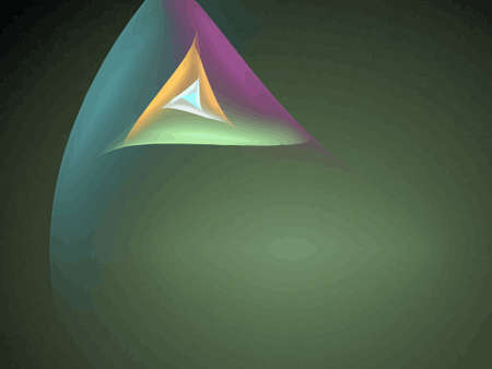 Vector Illustration of digital fractalのイラスト素材