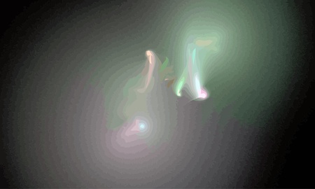  Illustration of digital fractalのイラスト素材