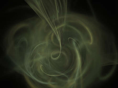 Digital Fractal on Blackの写真素材