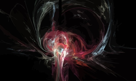 Illustration of digital fractalのイラスト素材