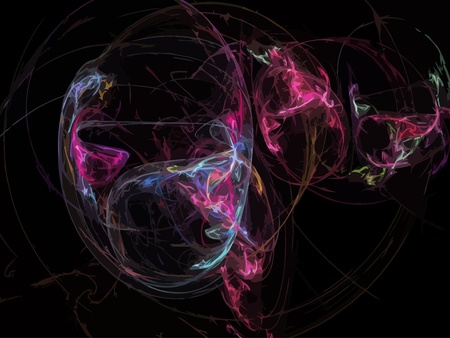 Illustration of digital fractal
