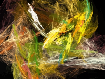 Illustration of digital fractalのイラスト素材