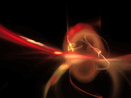 Vector Illustration of digital fractalのイラスト素材