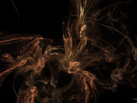 Vector Illustration of digital fractalのイラスト素材