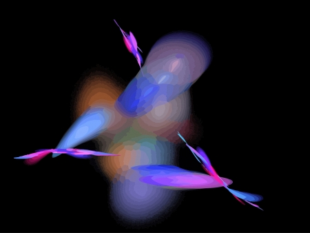 Illustration of digital fractalのイラスト素材