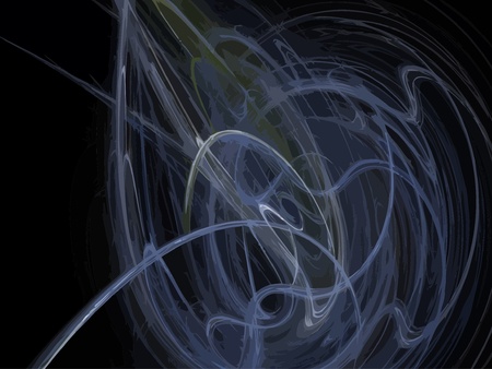 Vector Illustration of digital fractalのイラスト素材