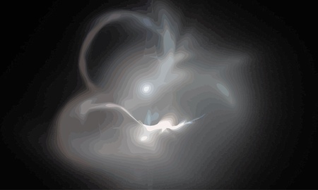 Illustration of digital fractalのイラスト素材