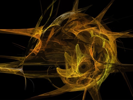 Vector Illustration of digital fractalのイラスト素材