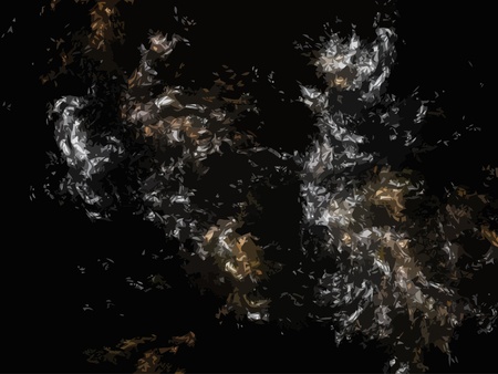 Vector Illustration of digital fractalのイラスト素材