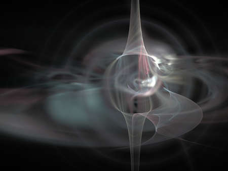 Digital Fractal on Black