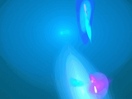 Vector Illustration of digital fractalのイラスト素材
