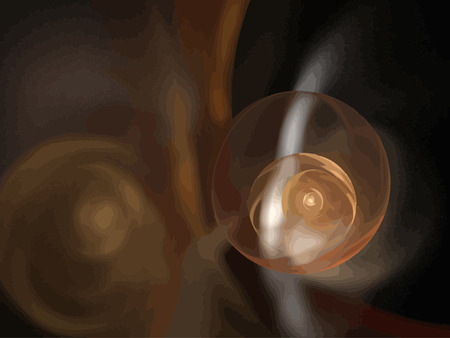 Illustration of digital fractalのイラスト素材