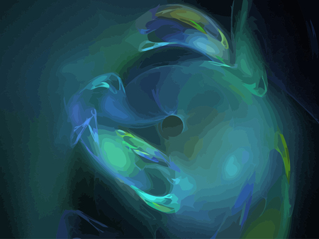 Illustration of digital fractalのイラスト素材