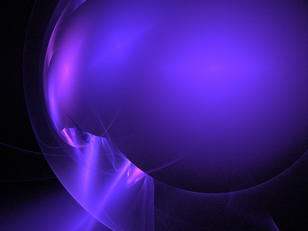 Digital Fractal on Blackの写真素材