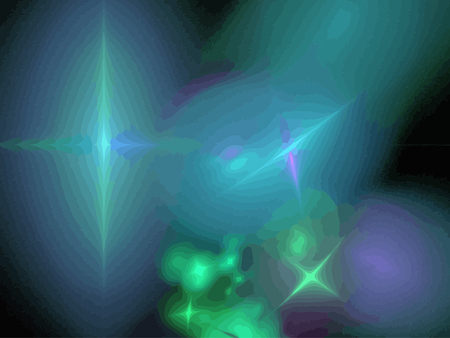 Vector Illustration of digital fractalのイラスト素材