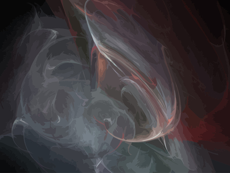 Vector Illustration of digital fractalのイラスト素材