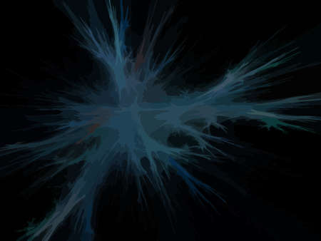 Vector Illustration of digital fractalのイラスト素材