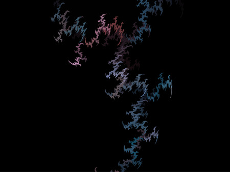 Vector Illustration of digital fractalのイラスト素材