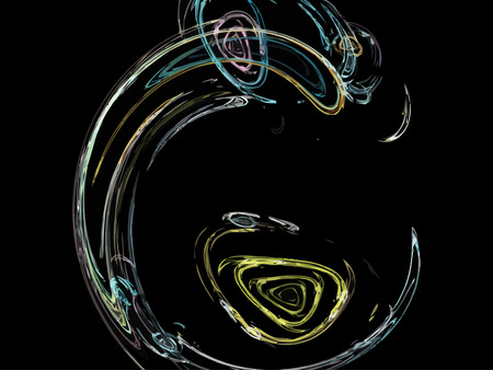 Vector Illustration of digital fractalのイラスト素材